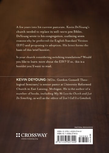 Why Our Church Switched to the ESV,Used