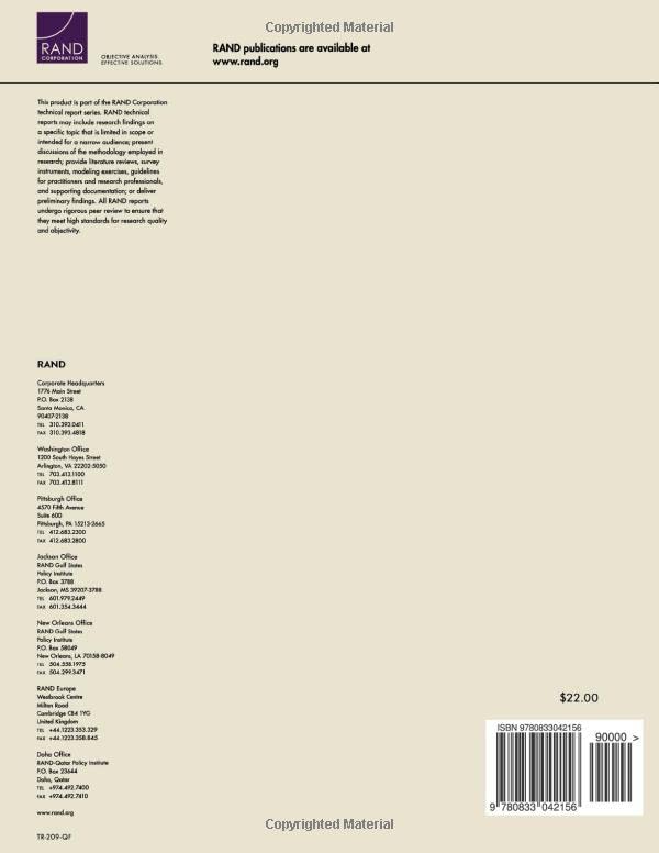 Design of the Qatar National Research Fund: An Overview of the Study Approach and Key Recommendations (Technical Report (RAND)),Used