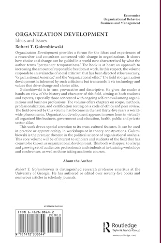 Organization Development: Ideas and Issues,Used