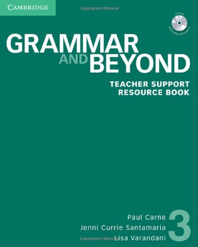 Grammar and Beyond Level 3 Teacher Support Resource Book with CDROM,Used