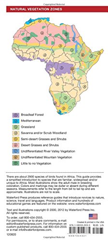 Africa Birds: A Folding Pocket Guide to Familiar Species (Wildlife and Nature Identification),Used