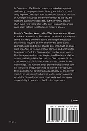Russia's Chechen Wars 19942000: Lessons from the Urban Combat,Used