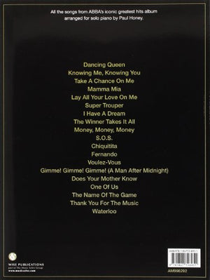 ABBA: Gold  Piano Solo Edition,Used