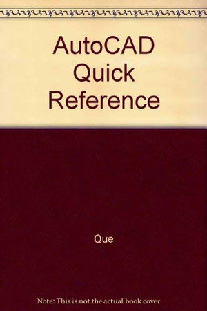 AutoCAD quick reference (Que quick reference series),Used