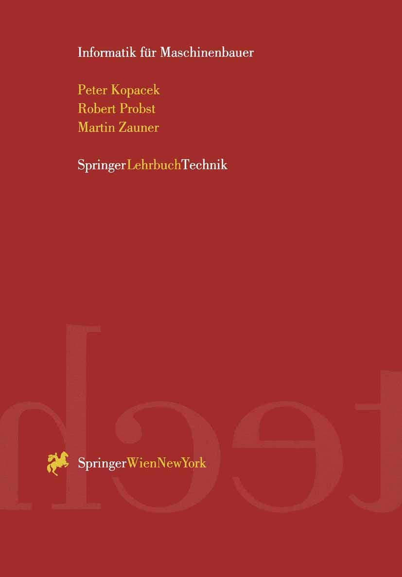 Informatik Fr Maschinenbauer (German Edition),Used