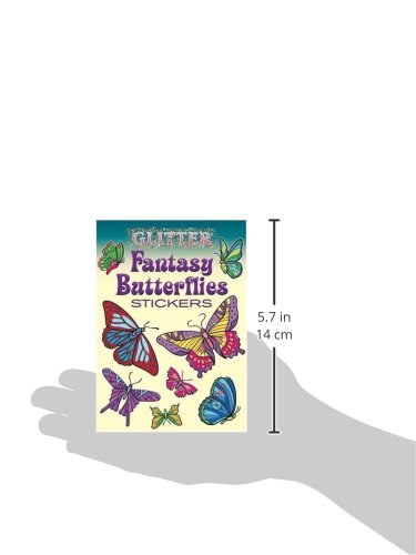 Glitter Fantasy Butterflies (Dover Little Activity Books: Insects),Used
