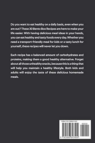 Bento Cookbook with Easy and Simple Meals: Bento Box Recipes for Busy Lives,Used