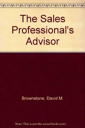 The Sales Professional's Advisor,Used