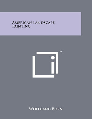 American Landscape Painting,New