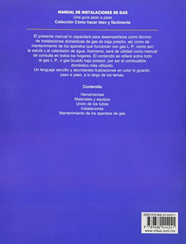 Manual de Instalaciones de Gas: Una Guia Paso,Used