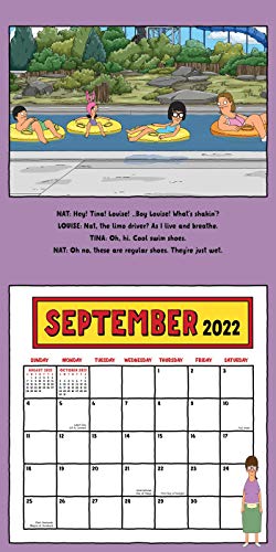 Bob's Burgers 2022 Wall Calendar,New