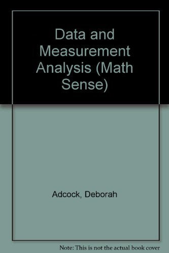 Data and Measurement Analysis (Math Sense),Used