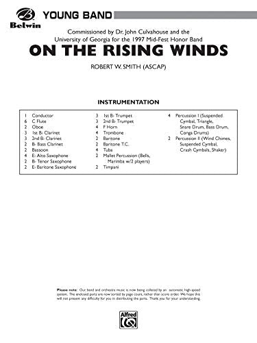 On the Rising Winds (Belwin Young Band),Used