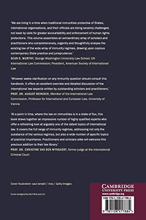The Cambridge Handbook of Immunities and International Law,Used