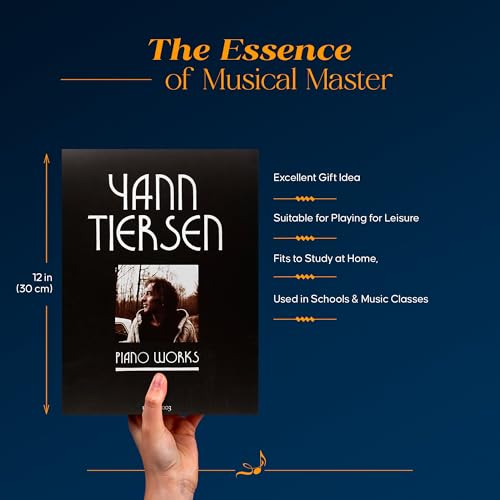 Yann Tiersen  Piano Works: 19942003  Music Sheet Book with 23 Piano Pieces Collection  Classical Piano Music Book from Frenc,Used