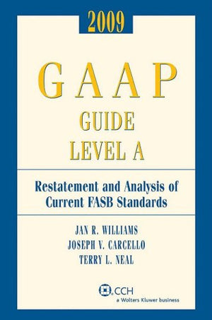 GAAP Guide Level A (2009) (MILLER GAAP GUIDE),New