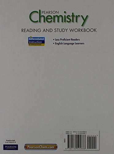 Chemistry 2012 Guided Reading and Study Workbook Grade 11,Used