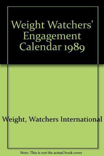 Weight Watchers' Engagement Calendar 1989,Used