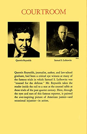 Courtroom: The Story Of Samuel S. Leibowitz,Used