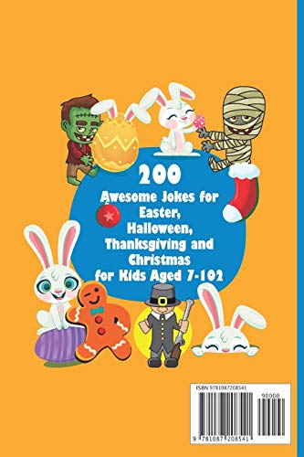 Holiday Jokes for Kids: Easter, Halloween, Thanksgiving and Christmas for Kids Aged 7 to 102,Used
