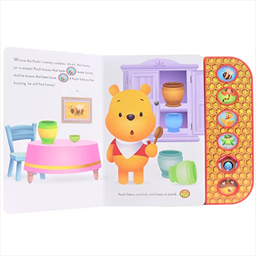 Disney Winnie the Pooh  Honey for Pooh Touch & Feel Textured Sound Pad for Tactile Play  PI Kids,Used