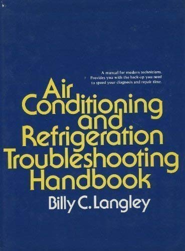 Air Conditioning And Refrigeration Troubleshooting Handbook,New
