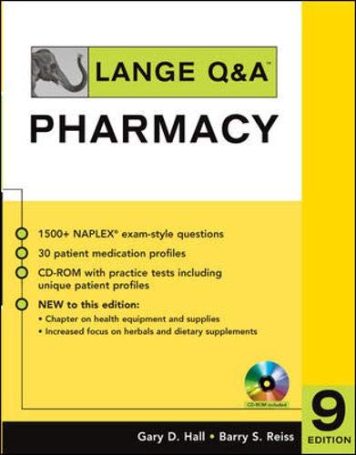 Lange Q&A: Pharmacy, Ninth Edition (LANGE Q&A Allied Health),Used