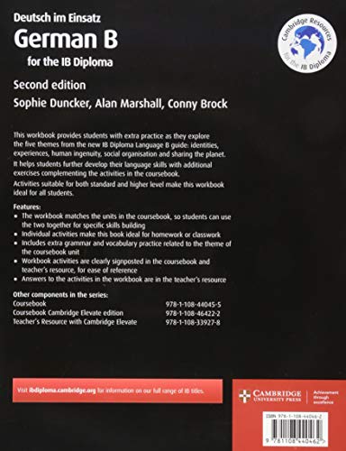 Deutsch im Einsatz Workbook: German B for the IB Diploma (German Edition),Used