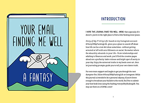 Story of My F*cking Life: A Journal for Banishing the Bullsh*t, Unlocking Your Creativity, and Celebrating the Absurdity of Life,Used