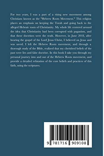 Why I Left the Hebrew Roots Movement,Used