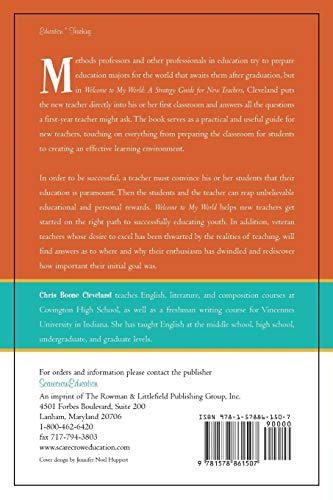 Welcome to My World: A Strategy Guide for New Teachers,Used