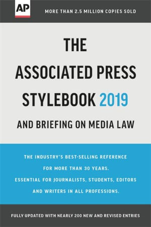 The Associated Press Stylebook 2019: and Briefing on Media Law,Used