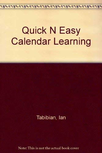 Quick N Easy Calendar Learning,Used