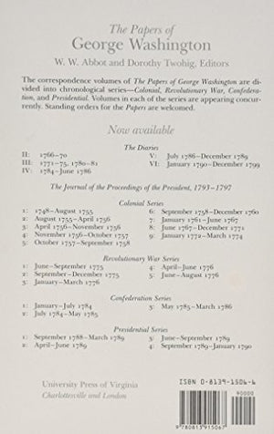 The Papers of George Washington: May 1785March 1786 (Volume 3) (Confederation Series),Used