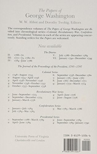 The Papers of George Washington: May 1785March 1786 (Volume 3) (Confederation Series),Used