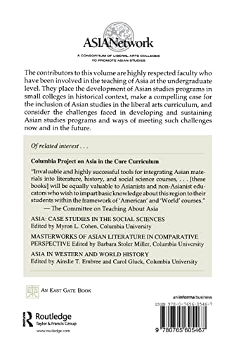 Asia in the Undergraduate Curriculum: A Case for Asian Studies in Liberal Arts Education,Used