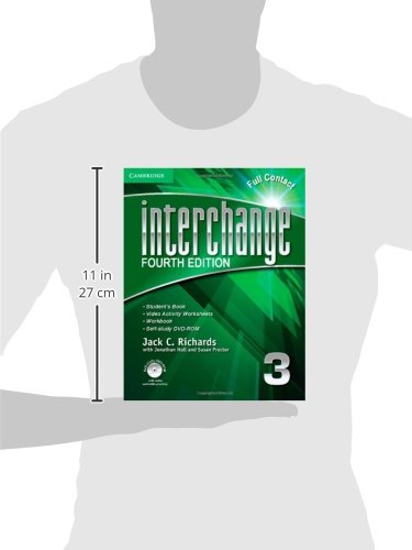 Interchange Level 3 Full Contact with Selfstudy DVDROM (Interchange Fourth Edition),Used