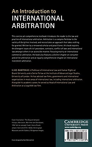 An Introduction to International Arbitration,Used