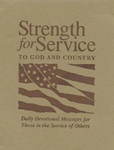 Strength For Service To God And Country  Khaki,New