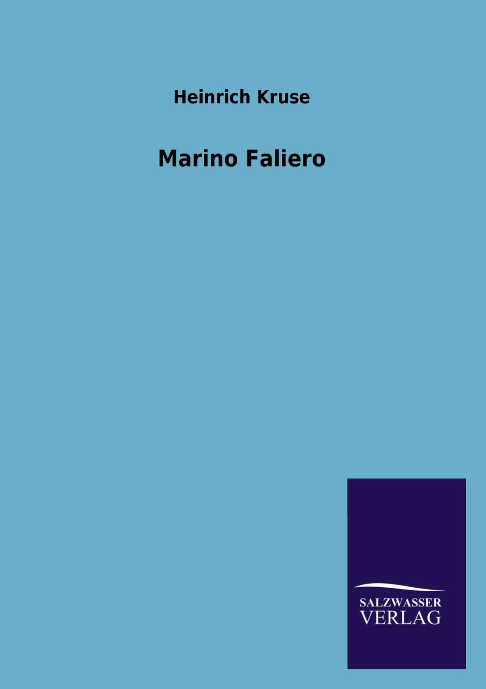 Marino Faliero (German Edition),Used
