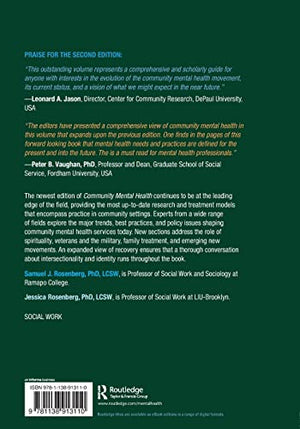 Community Mental Health: Challenges for the 21st Century,Used