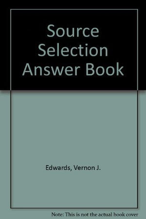 Source Selection Answer Book,Used