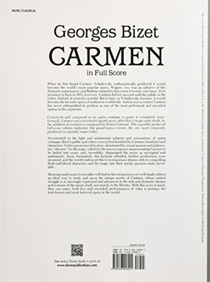 Carmen In Full Score (Dover Opera Scores),Used