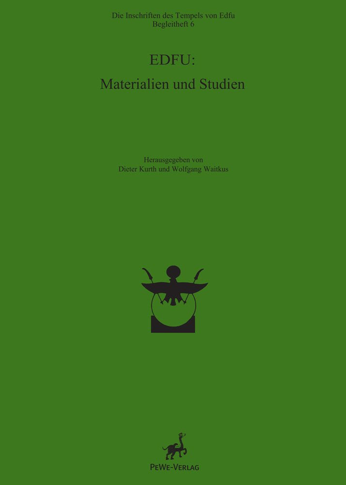 Edfu: Materialien Und Studien (Die Inschriften Des Tempels Von Edfu) (German Edition),Used