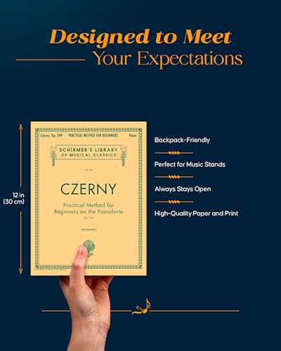 Practical Method for Beginners, Op. 599: Schirmer Library of Classics Volume 146  Piano Technique and Exercise Book  EasytoR,New