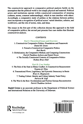 Constructivism and Comparative Politics (International Relations in a Constructed World),Used