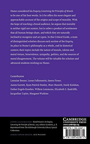 Hume's An Enquiry Concerning the Principles of Morals: A Critical Guide (Cambridge Critical Guides),Used