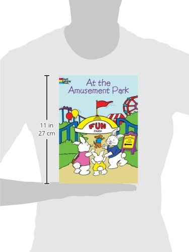 At the Amusement Park (Dover Coloring Books),Used