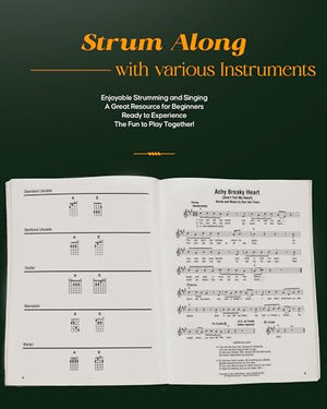 Campfire Songs  Strum Together  Country Guitar Book with 70 Great Songs  Acoustic Guitar Book for Standard Ukulele, Baritone ,Used