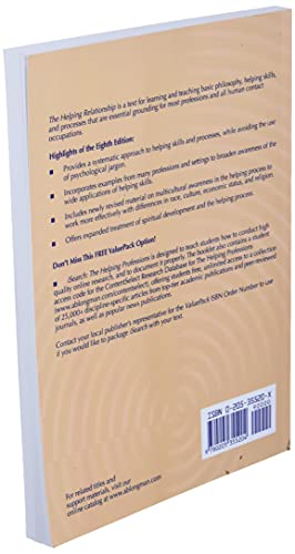Helping Relationship, The: Process And Skills,New